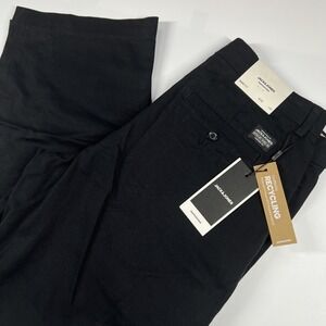 Jack & Jones Men's Chino Wide-Leg Fit Classic Pants Black Size 33x32 NWT $70